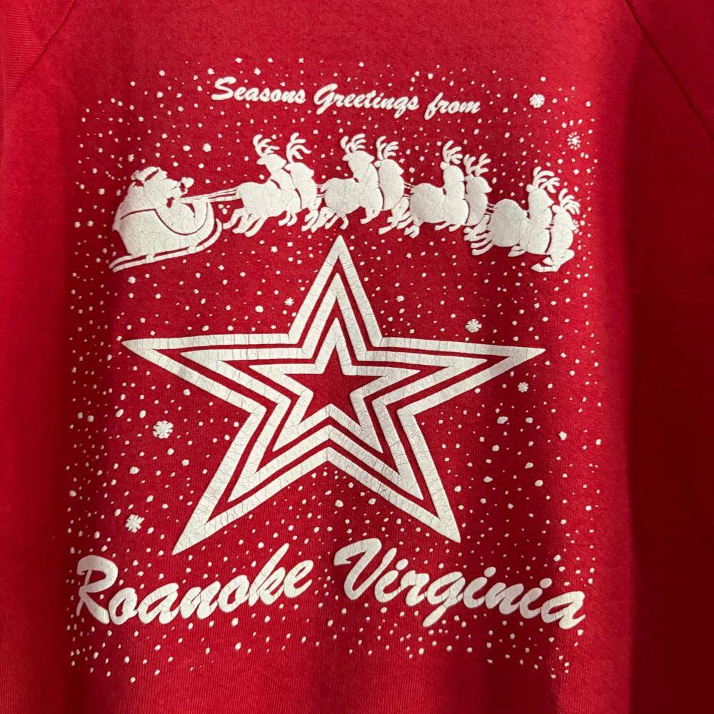 Vintage Crewneck Christmas Sweatshirt Size Large - Picture 7 of 9